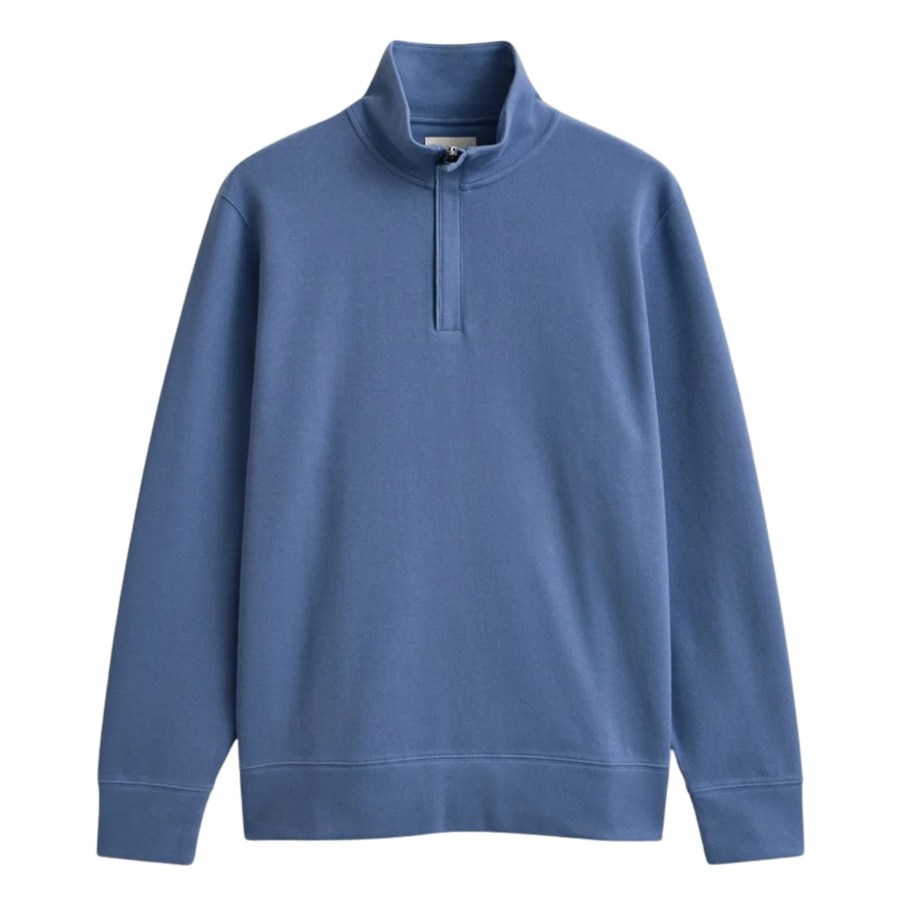 Gant Light Sacker Rib Half-Zip Sweatshirt - Blue - XL