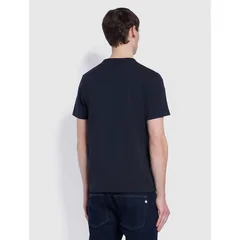 Farah Danny Organic Cotton Regular Fit T-shirt - Dark Navy - S