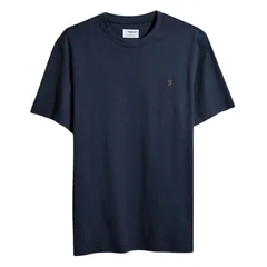 Farah Danny Organic Cotton Regular Fit T-shirt - Dark Navy - S