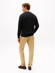 Tommy Hilfiger Essential Structure Crew Neck Jumper - Black - XL