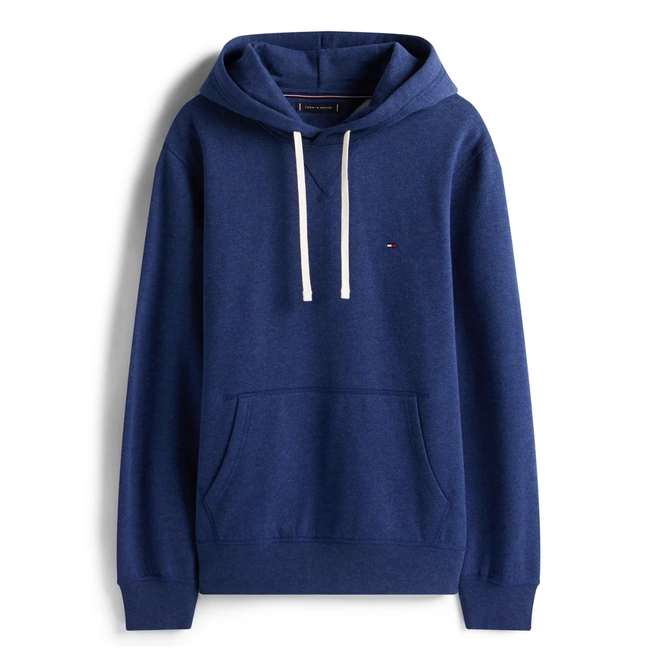 Tommy Hilfiger Essential Fleece Drawstring Hoodie - Blue - L