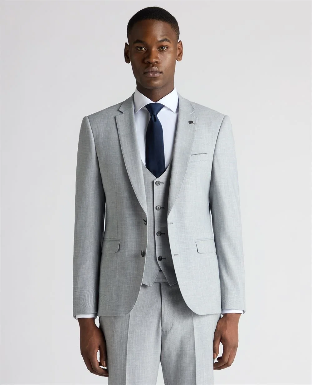 Remus Uomo Lucian Suit Jacket - Grey - 38S