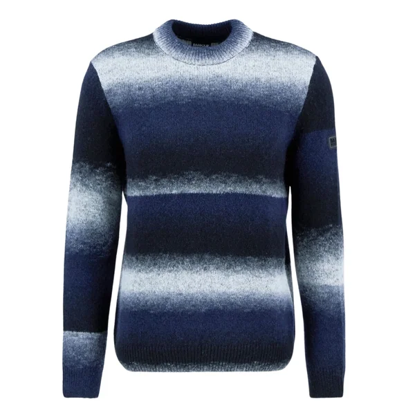 Barbour International B.Intl Vector Colour Block Crew Neck Jumper - Black - M