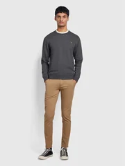 Farah Endmore Skinny Fit Chinos - Beige - 36/32