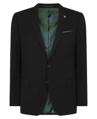 Remus Uomo Luca Suit Jacket - Black - 36R