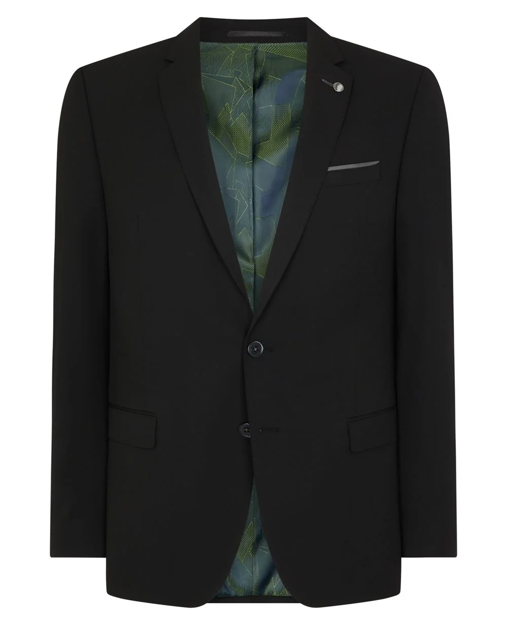 Remus Uomo Luca Suit Jacket - Black - 36R