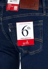 6th Sense Fred Boot Cut Jeans - Nightime Blue - 36/34