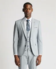 Remus Uomo Matteo Jacket - Light Blue/Grey - 44S
