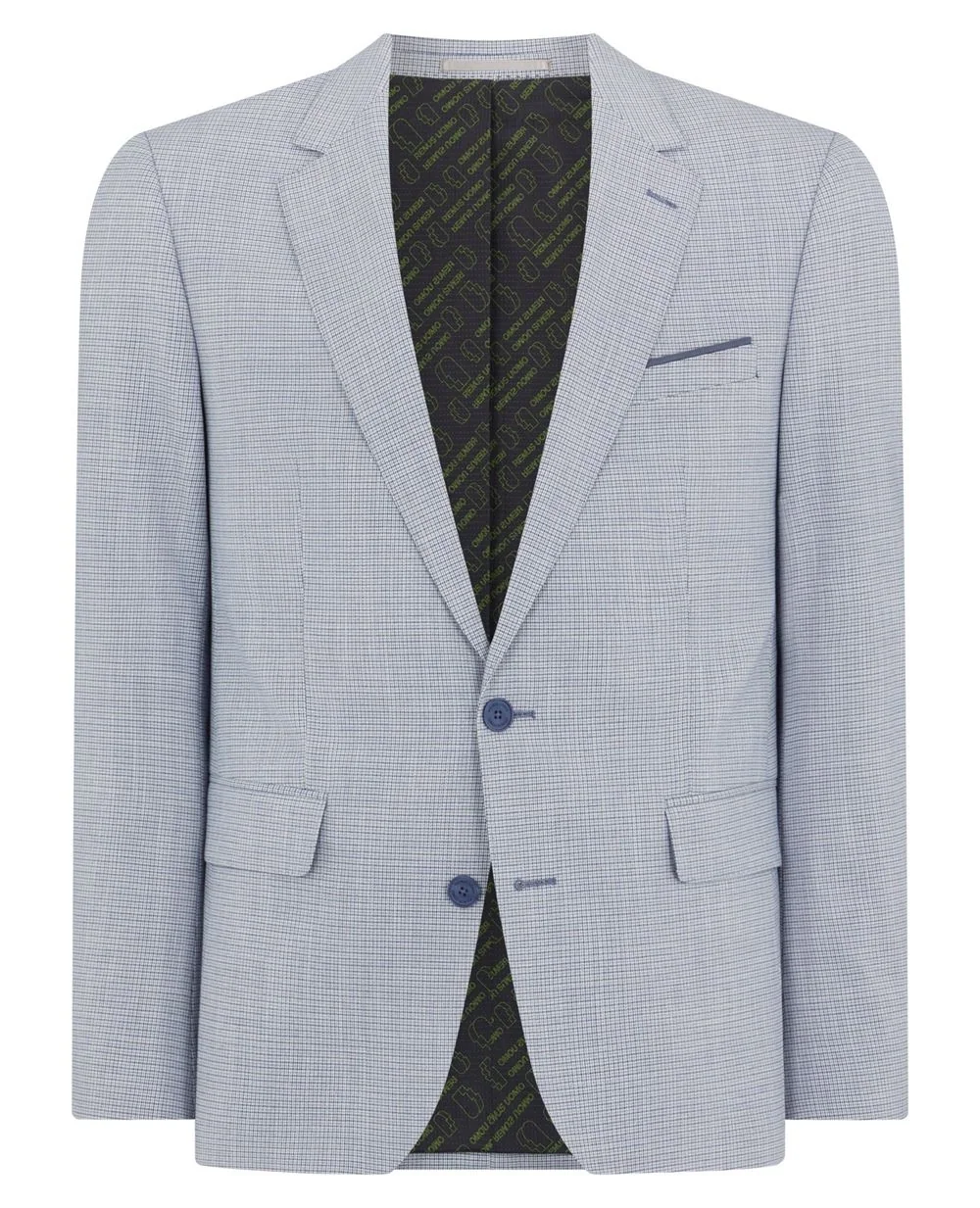 Remus Uomo Matteo Jacket - Light Blue/Grey - 44S