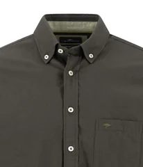Fynch Hatton Premium Flannel B.D. Shirt - Green - XL