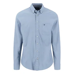 Fynch Hatton Premium Flannel B.D. Shirt - Blue - XL