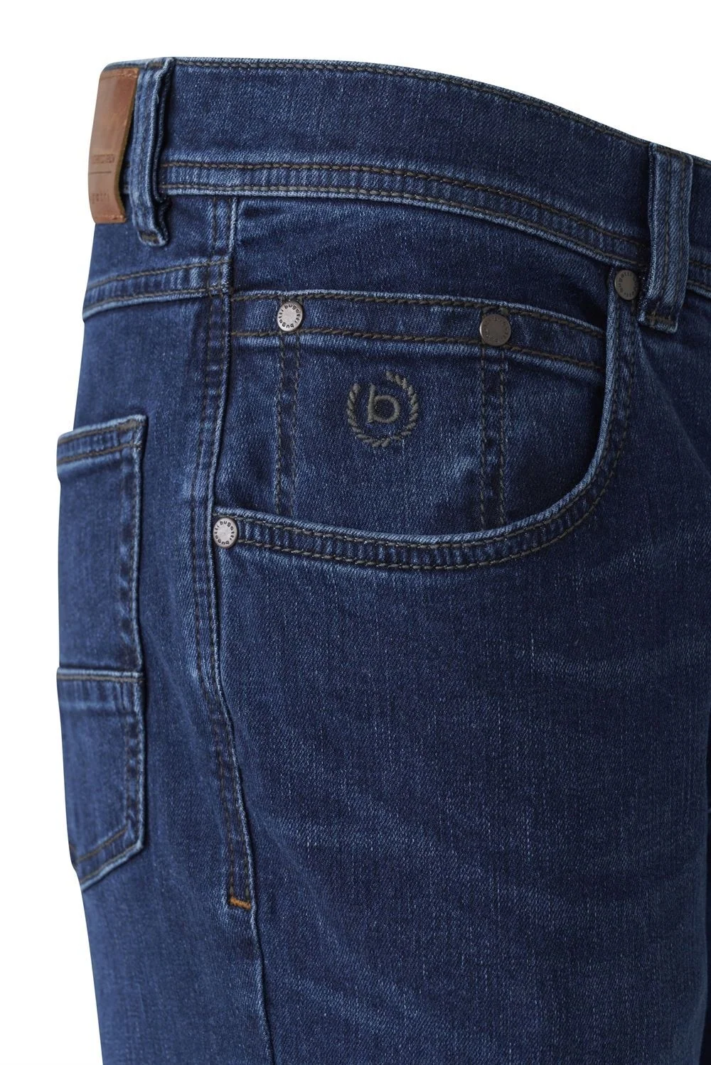 Bugatti Mens Regular Fit Jeans - Blue - 34/30