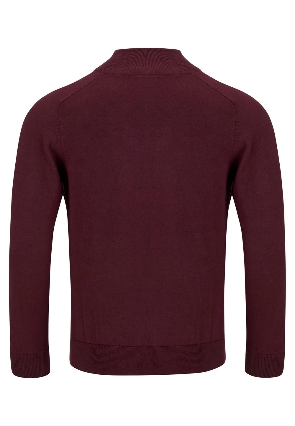 6th Sense Diego 1/4 Zip Jumper - Wine - 2XL