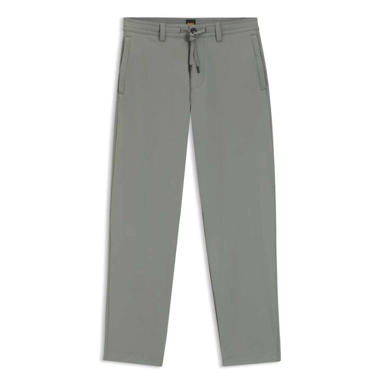 Boss Straight-tapered-fit Stretch Chinos - Grey - 34/32
