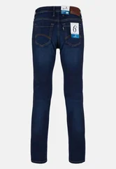 6th Sense Straight Leg Jeans - Washed Blue - 32/30