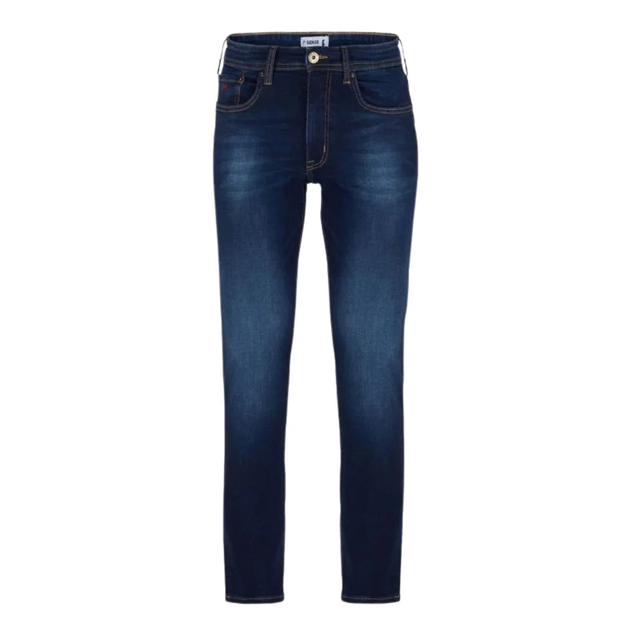 6th Sense Straight Leg Jeans - Washed Blue - 32/30