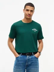 Tommy Hilfiger Hilfiger 1985 Graphic T-shirt L6k - Green - L