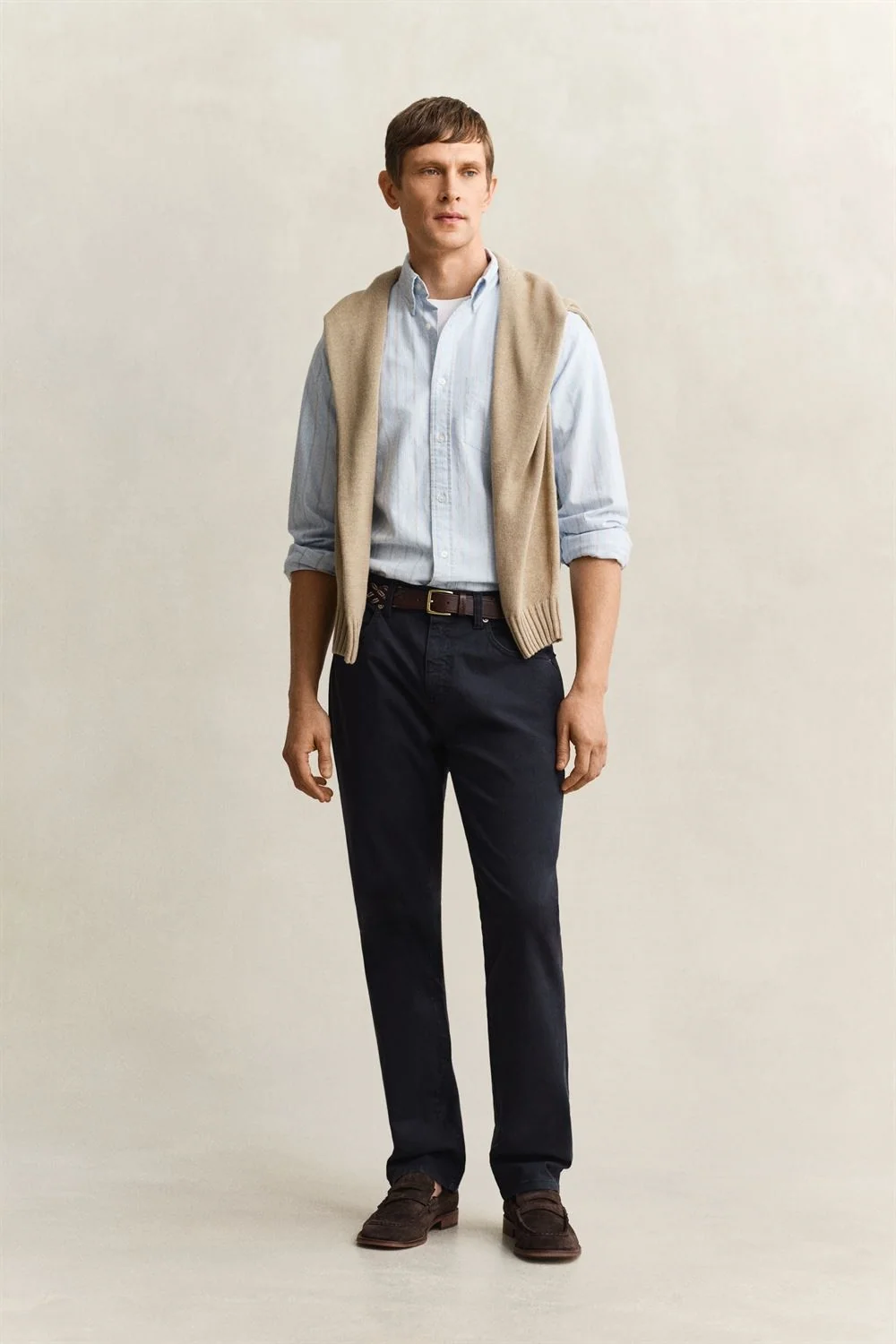 Gant Regular Fit Desert Jeans - Dark Navy - 36/30