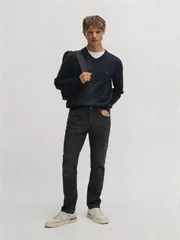 Boss Delaware Slim Fit Stretch Jeans - Black - 38/30