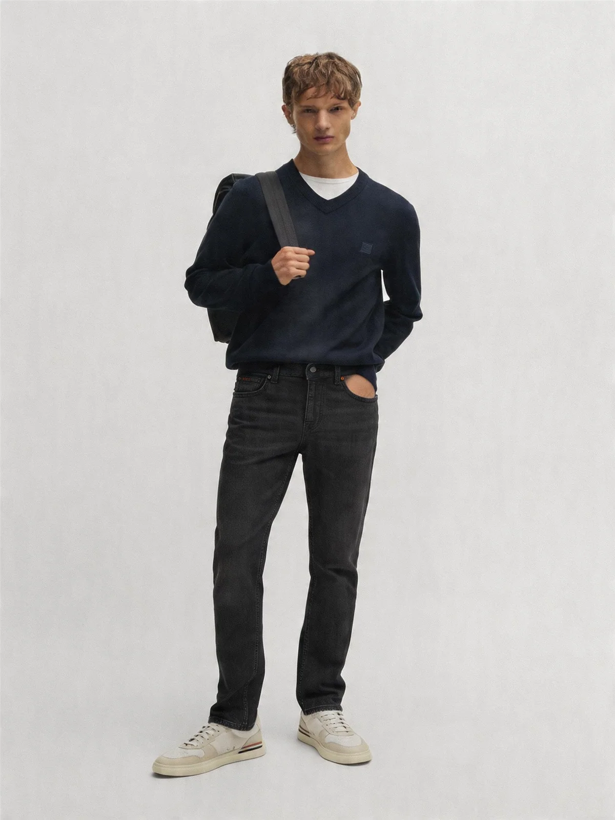 Boss Delaware Slim Fit Stretch Jeans - Black - 38/30