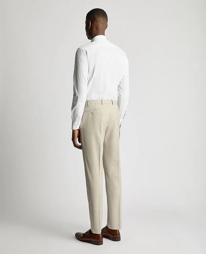 Remus Uomo Mario Trouser - Stone - 36R