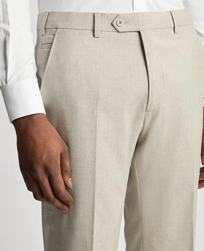 Remus Uomo Mario Trouser - Stone - 36R