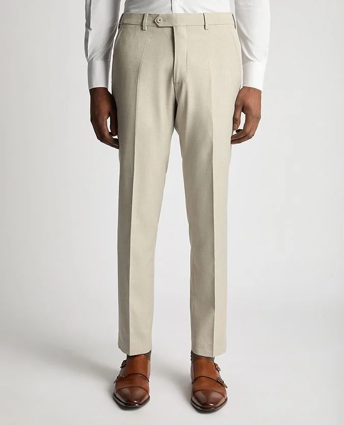 Remus Uomo Mario Trouser - Stone - 36R