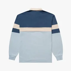 Parlez Plaza Rugby Shirt - Lagoon Blue - L