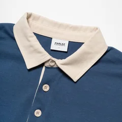 Parlez Plaza Rugby Shirt - Lagoon Blue - L