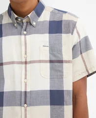 Barbour Douglas S/S Tailored Shirt - Mist - M