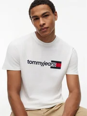 Tommy Jeans Reg Entry Dna T-shirt - Beige - M