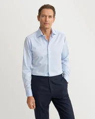 Eton Signature Twill Formal Shirt - Blue - 16