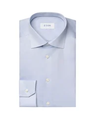 Eton Signature Twill Formal Shirt - Blue - 16