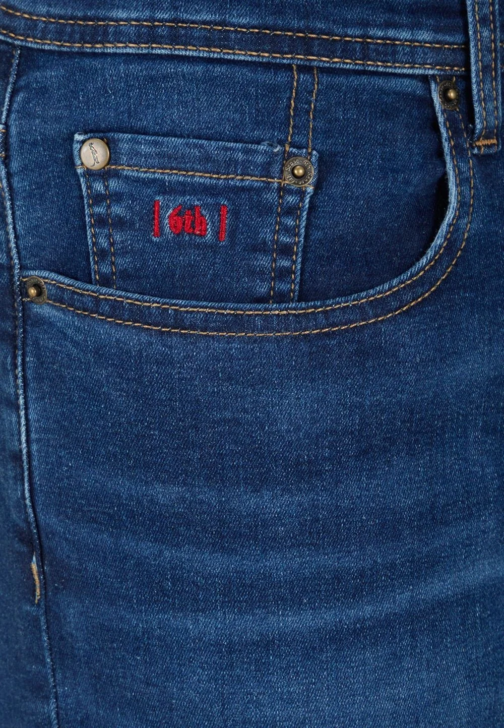 6th Sense Colarado Relaxed Fit Jeans - Admiral Navy - 32/30