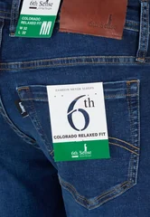 6th Sense Colarado Relaxed Fit Jeans - Admiral Navy - 32/30