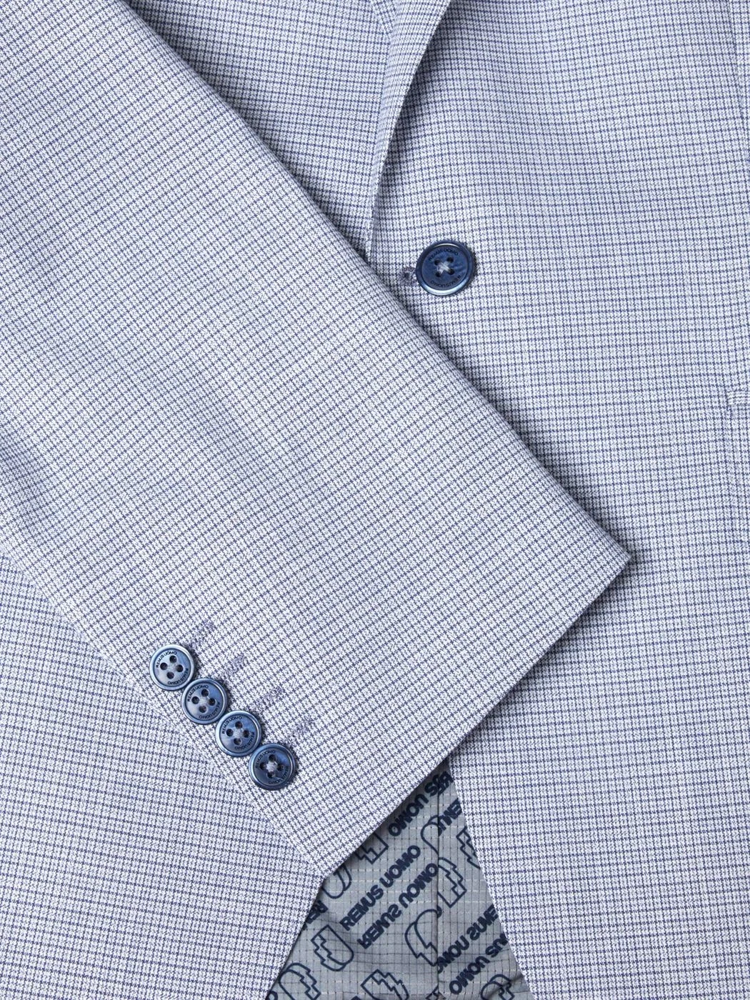 Remus Uomo Petro Jacket - Light Blue/Grey - 46L