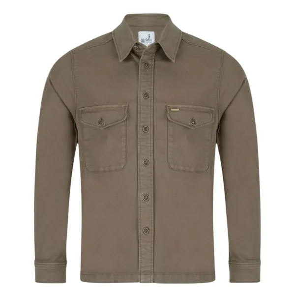 6th Sense Overshirt - Dark Khaki - L