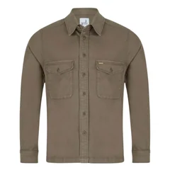 6th Sense Overshirt - Dark Khaki - L