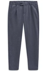 Bugatti Flexcity Pleated Trousers - Navy - 32/32