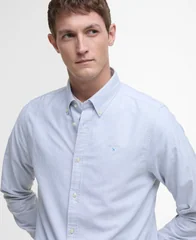 Barbour Striped Oxtown Tailored Shirt - Navy - L