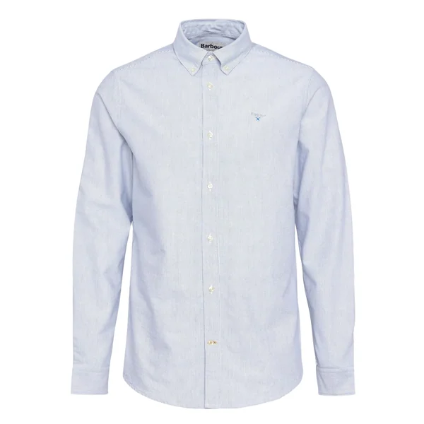 Barbour Striped Oxtown Tailored Shirt - Navy - L