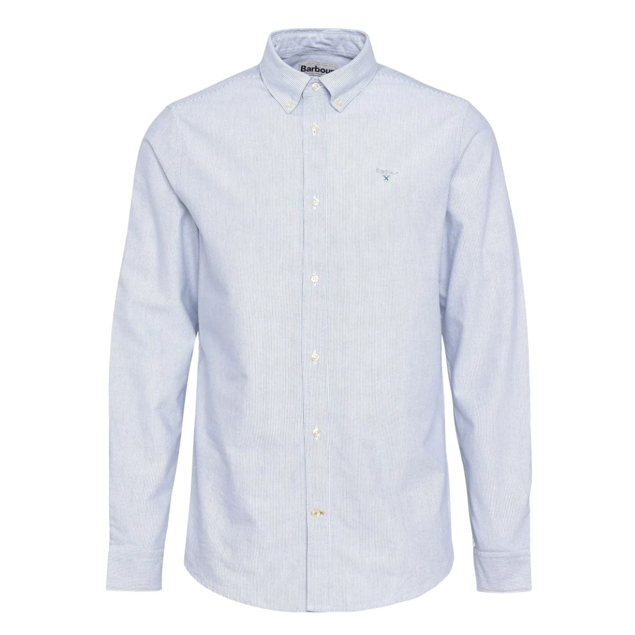 Barbour Striped Oxtown Tailored Shirt - Navy - L