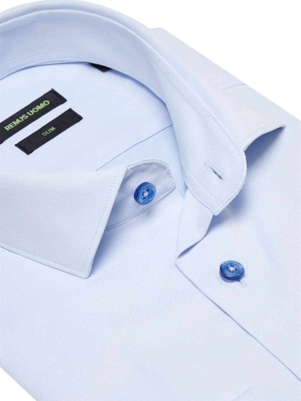 Remus Uomo Kirk Slim Fit Shirt - Blue - 15