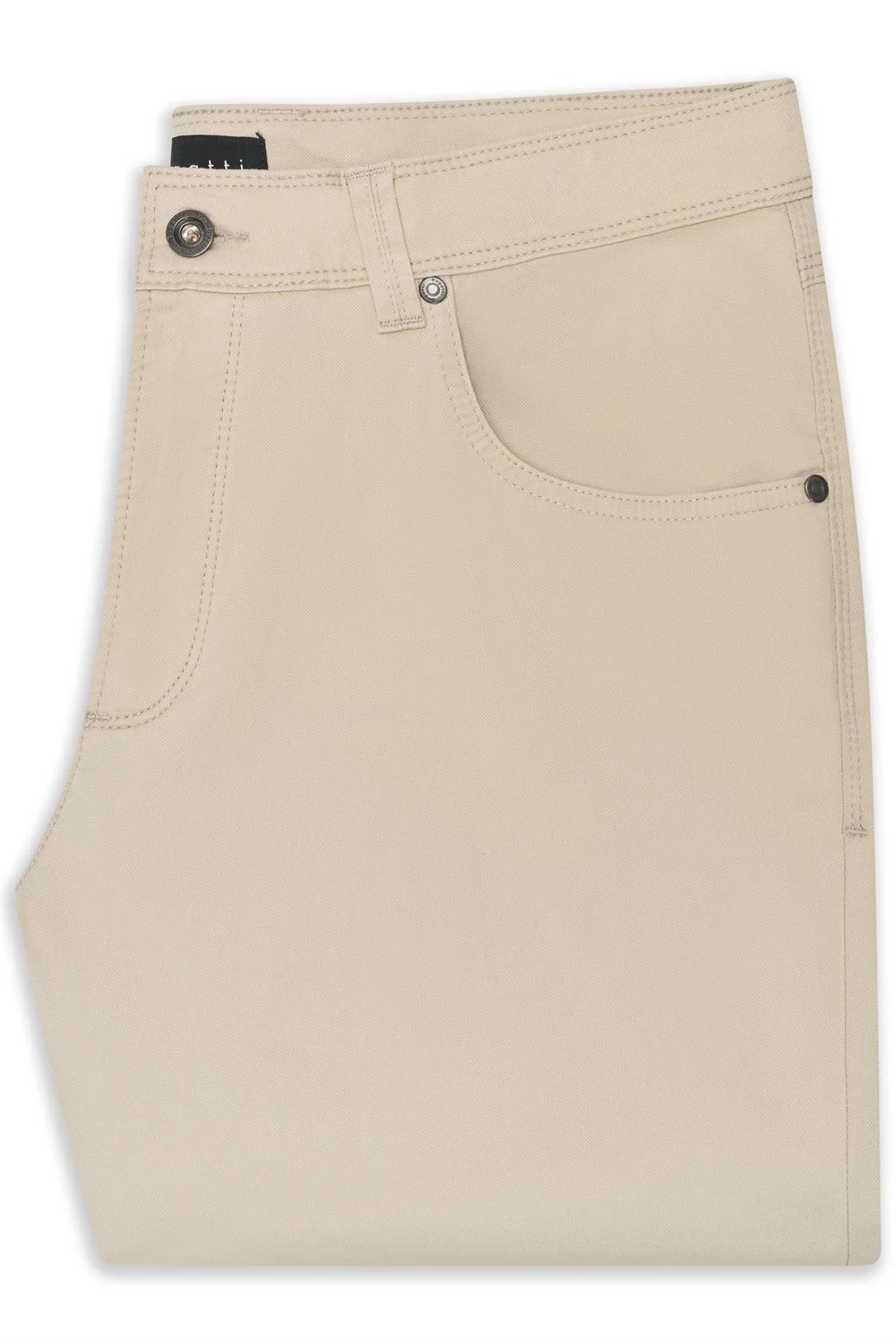 Bugatti Mens Casual 5 Pocket Trousers - Beige - 30/32