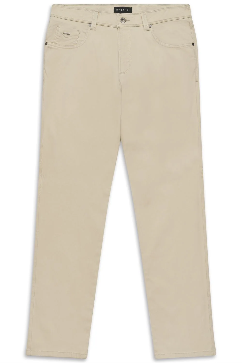 Bugatti Mens Casual 5 Pocket Trousers - Beige - 30/32