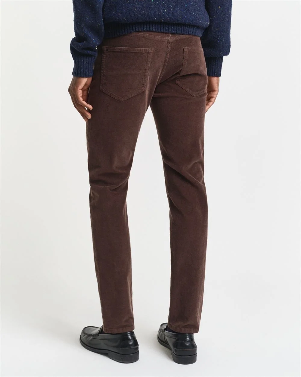 Gant Slim Fit Corduroy Jeans - Brown - 32/32
