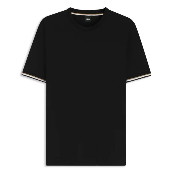 Boss Thompson Tipped Cotton-jersey T-shirt - Black - M