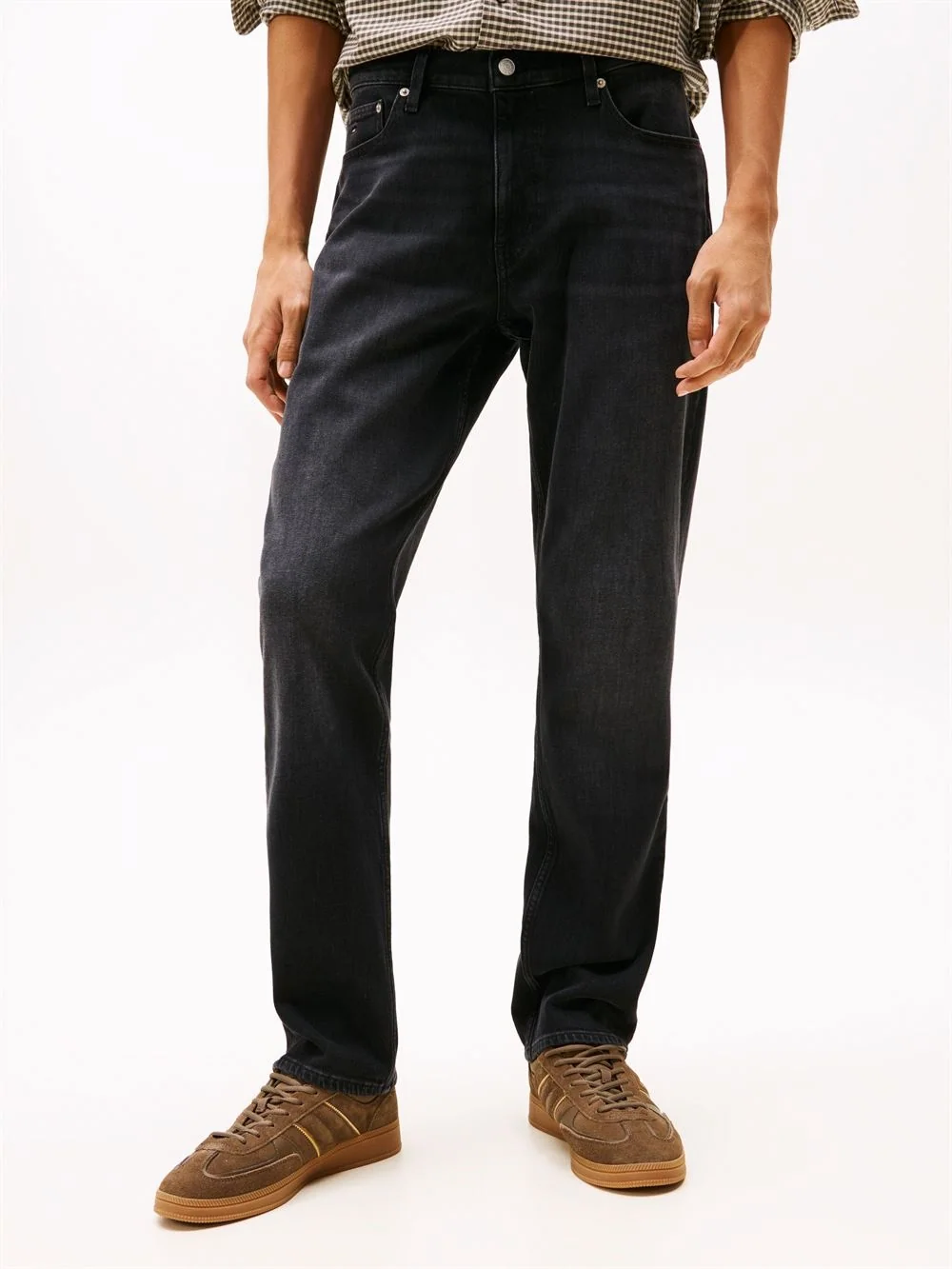 Tommy Jeans Ryan Slim Fit Straight Jeans - Faded Black - 38/32
