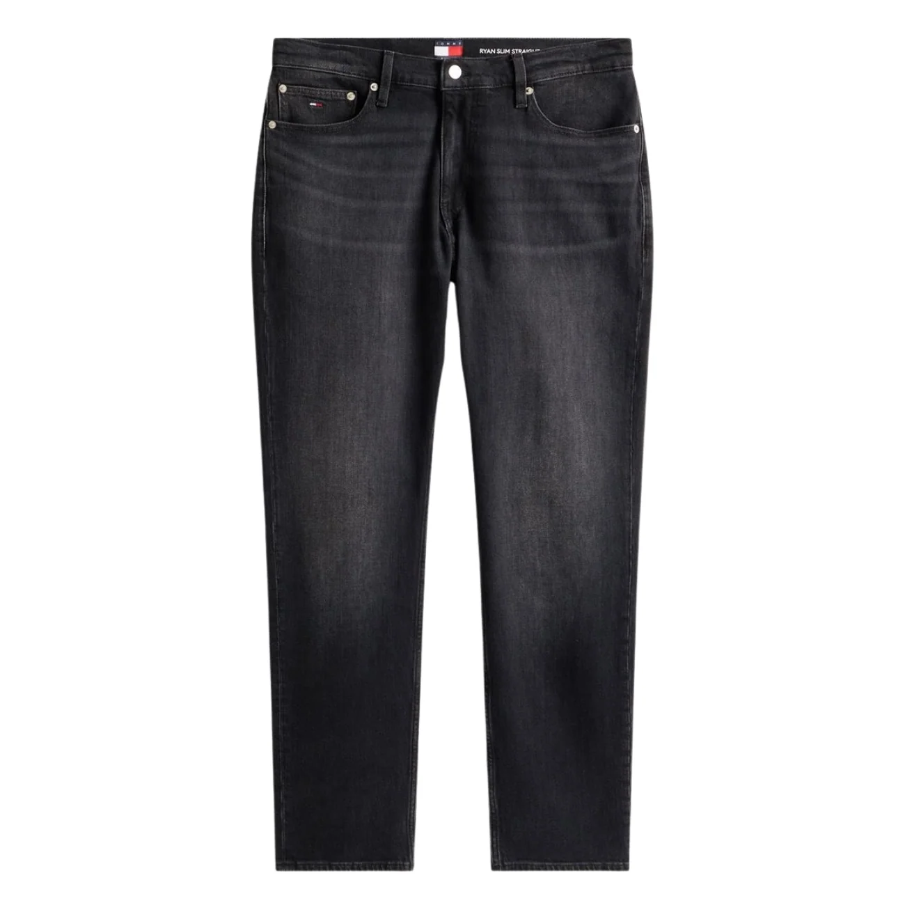 Tommy Jeans Ryan Slim Fit Straight Jeans - Faded Black - 38/32