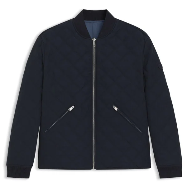 Boss C-Corle Quited Reversible Water-Repellent Jacket - Navy - 44